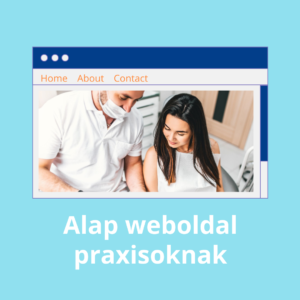 Weboldal orvosoknak, praxisoknak