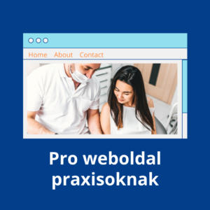 Weboldal orvosoknak, praxisoknak